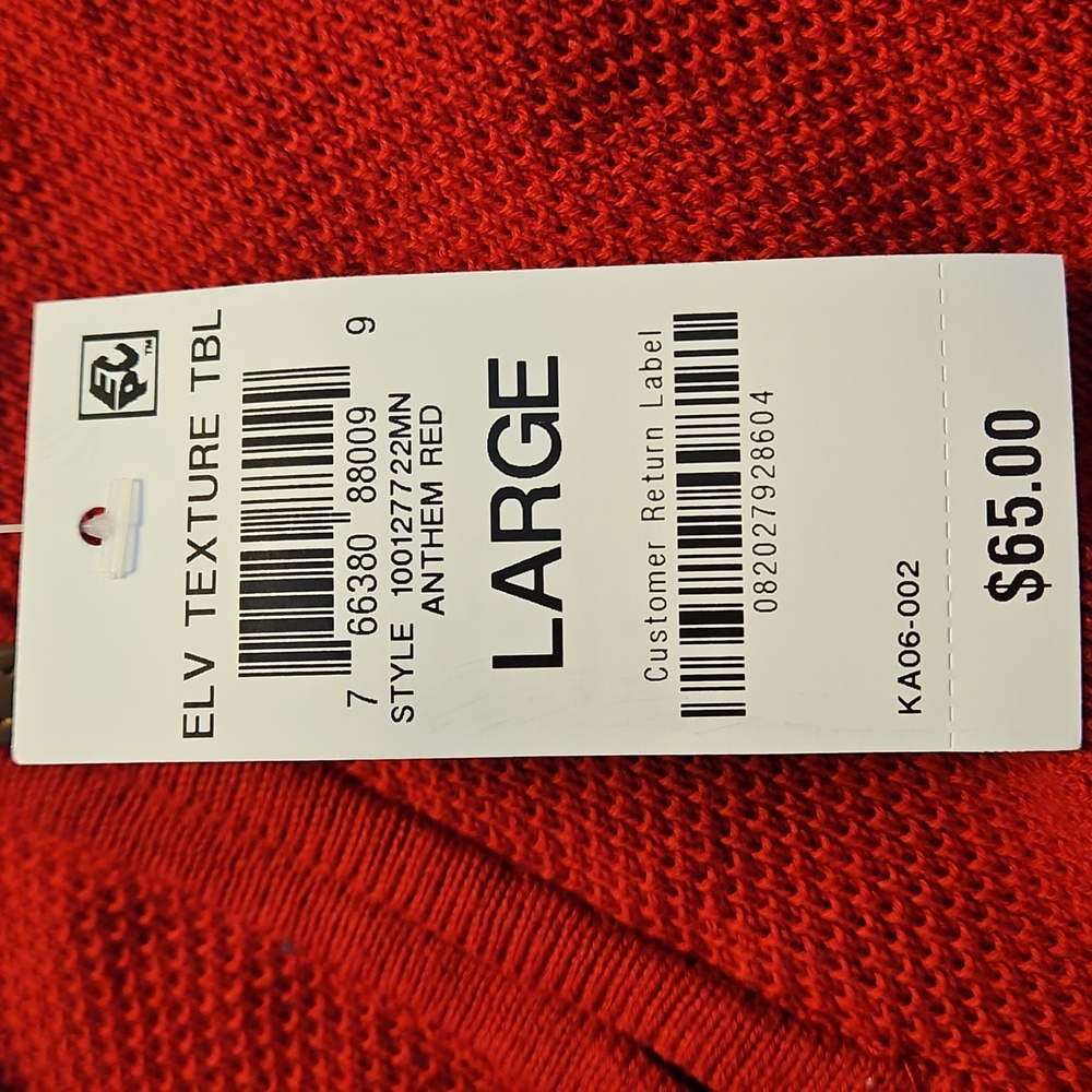 Club Room Bold Red Knitwear - Picture 3 of 14
